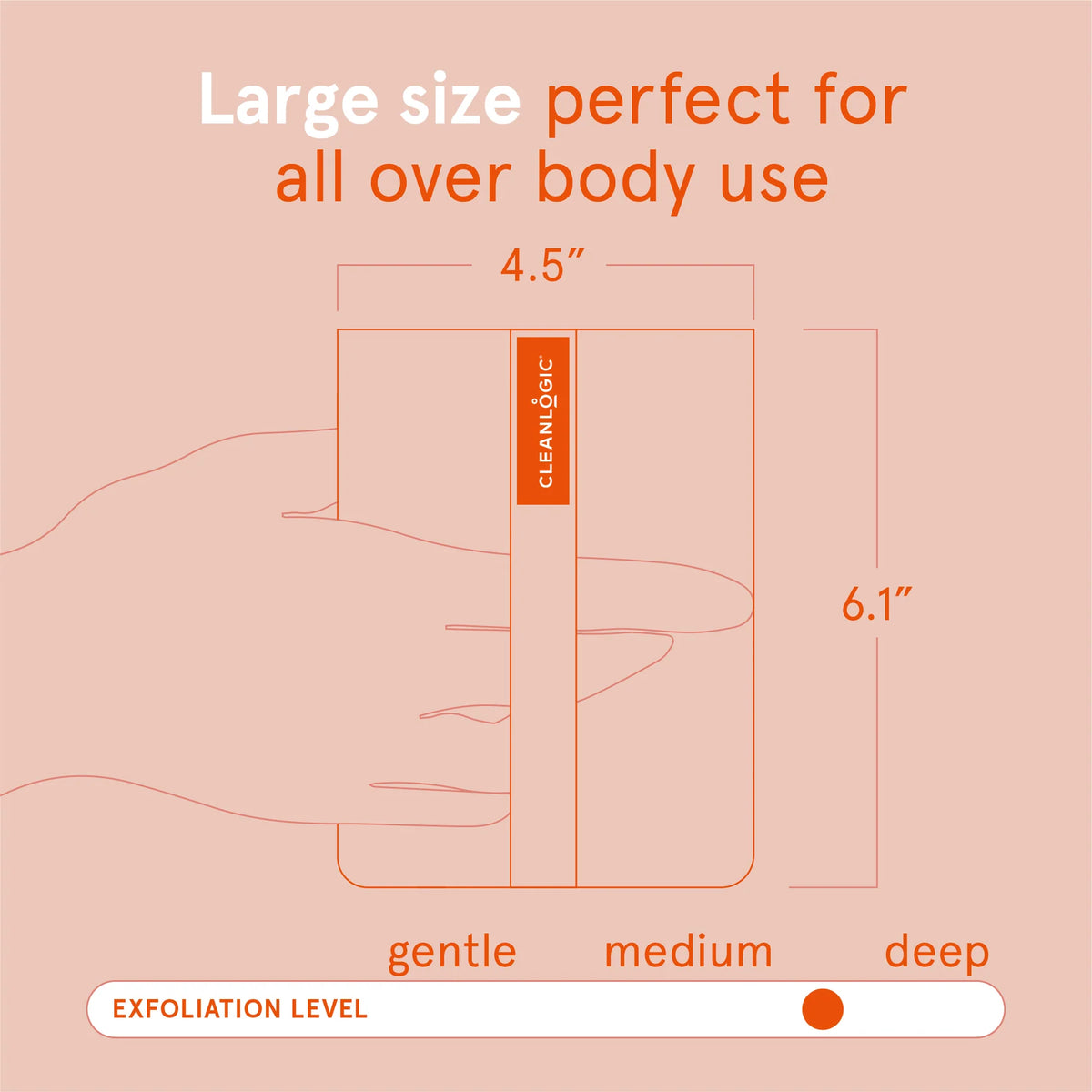 Cleanlogic Large Body Exfoliator
