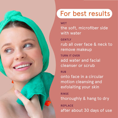 Cleanlogic Dual-Texture Facial Cloth