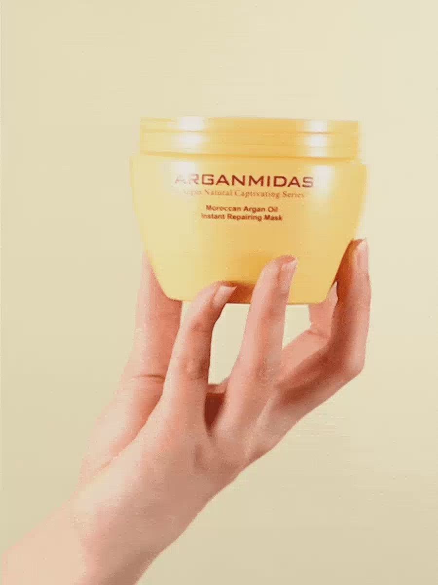 Φόρτωση βίντεο: Moroccan Argan Oil Instant Repairing Mask